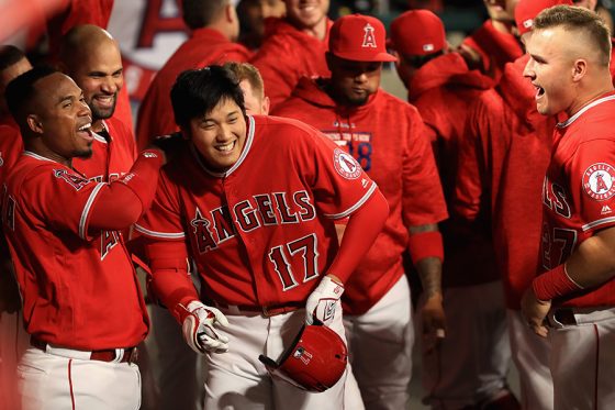 大谷翔平の びしょ濡れ写真 は 何度見ても最高 美人レポーターが惜別投稿 Full Count