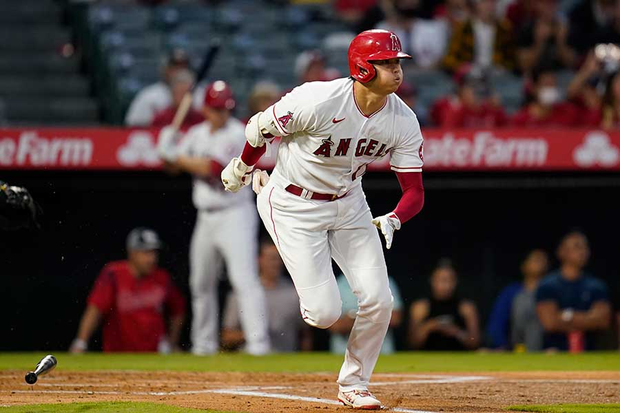 本拠地アスレチックス戦に出場したエンゼルス・大谷翔平【写真：AP】