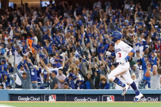 3本塁打を放ったドジャースのクリス・テイラー【写真：Getty Images】