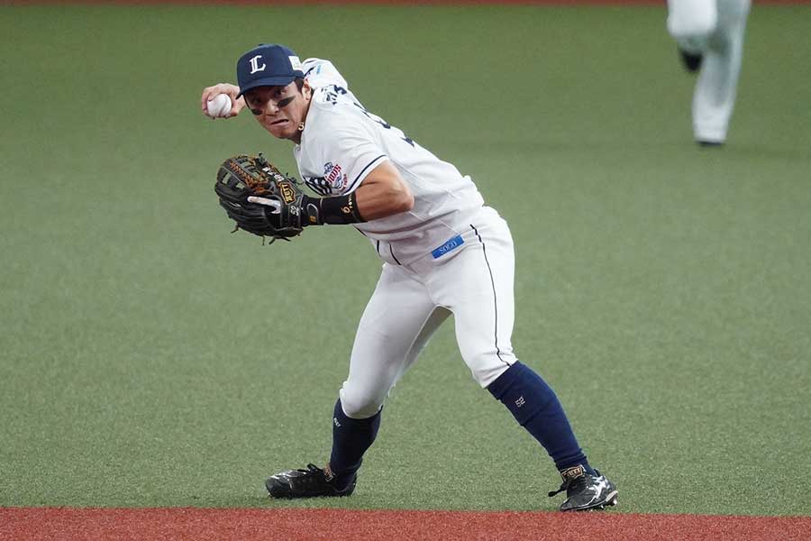 西武・山田遥楓【写真：荒川祐史】