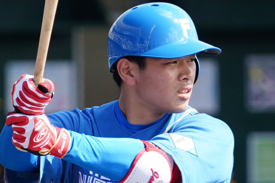 日本ハム・野村佑希【写真：荒川祐史】