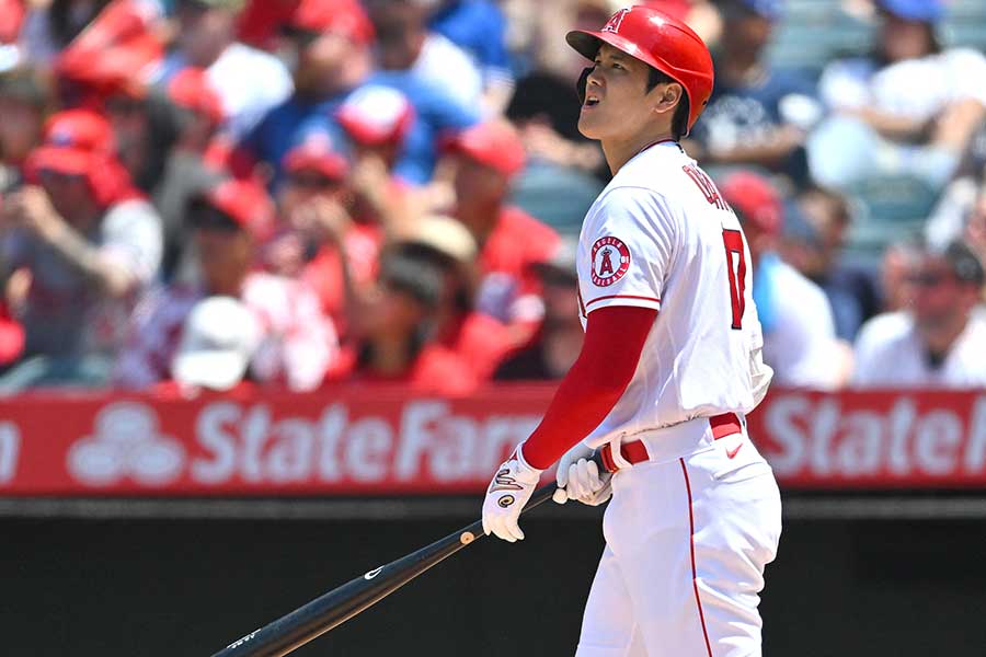 2打席連続本塁打を放ったエンゼルス・大谷翔平【写真：ロイター】