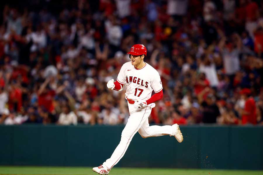 12号逆転2ランを放ったエンゼルス・大谷翔平【写真：Getty Images】