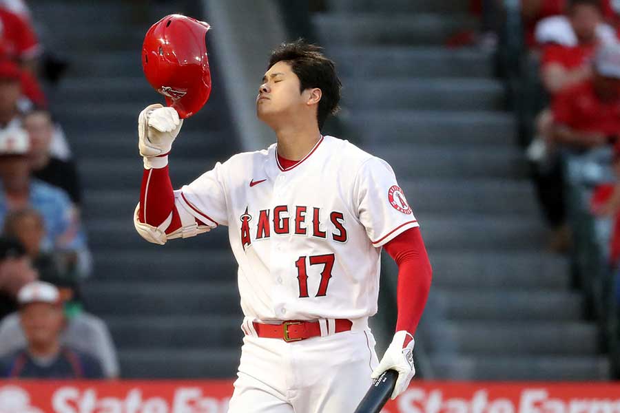 「2番・DH」で先発したエンゼルス・大谷翔平【写真：ロイター】