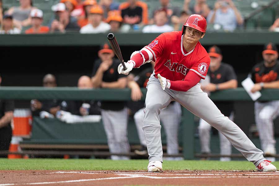 「3番・DH」で先発したエンゼルス・大谷翔平【写真：ロイター】