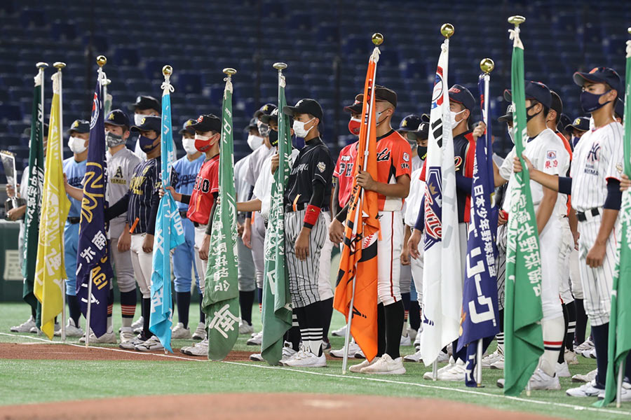 「ジャイアンツカップ」の開会式が東京ドームで開催された【写真：加治屋友輝】