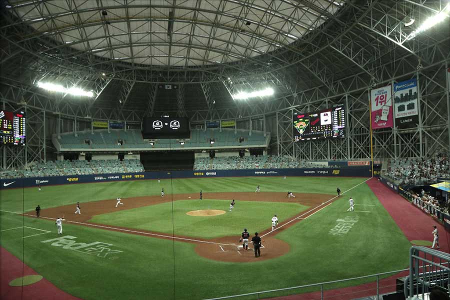 MLBの「コリア・シリーズ」の会場となる高尺スカイドーム【写真：Getty Images】