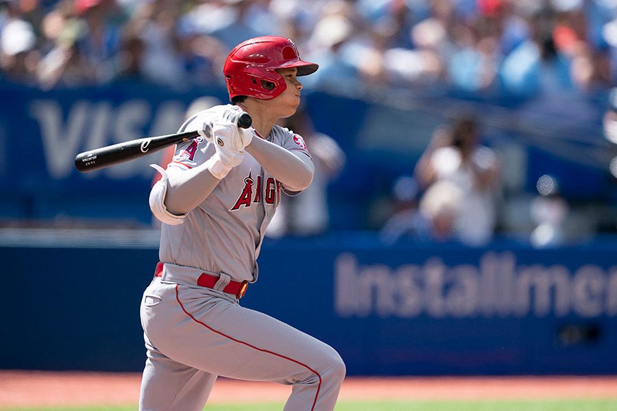 マルチ安打をマークしたエンゼルス・大谷翔平【写真：ロイター】