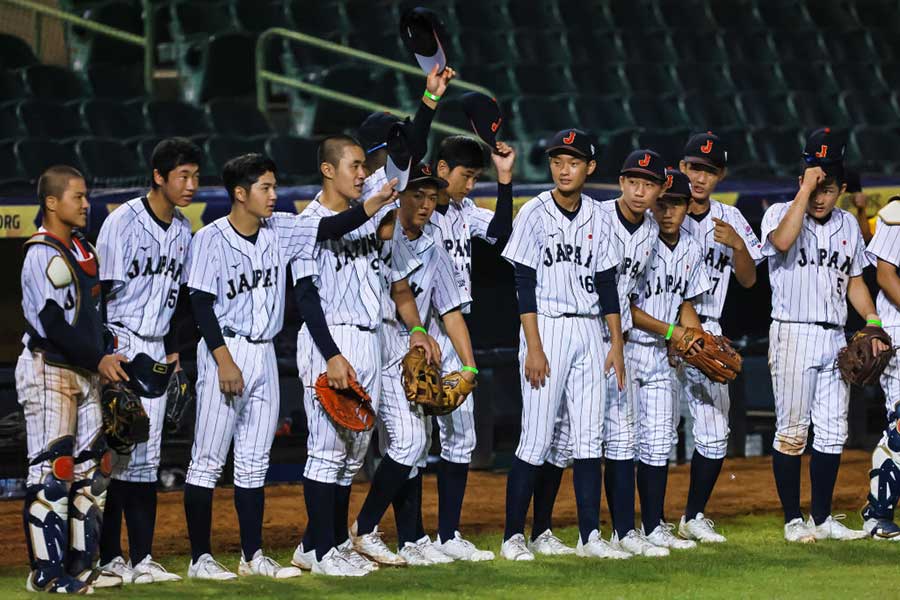 「侍ジャパン」U-15代表の選手たち【写真：Getty Images】
