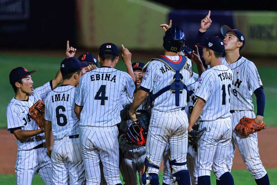  U-15W杯に出場していた「侍ジャパン」U-15代表【写真：Getty Images】