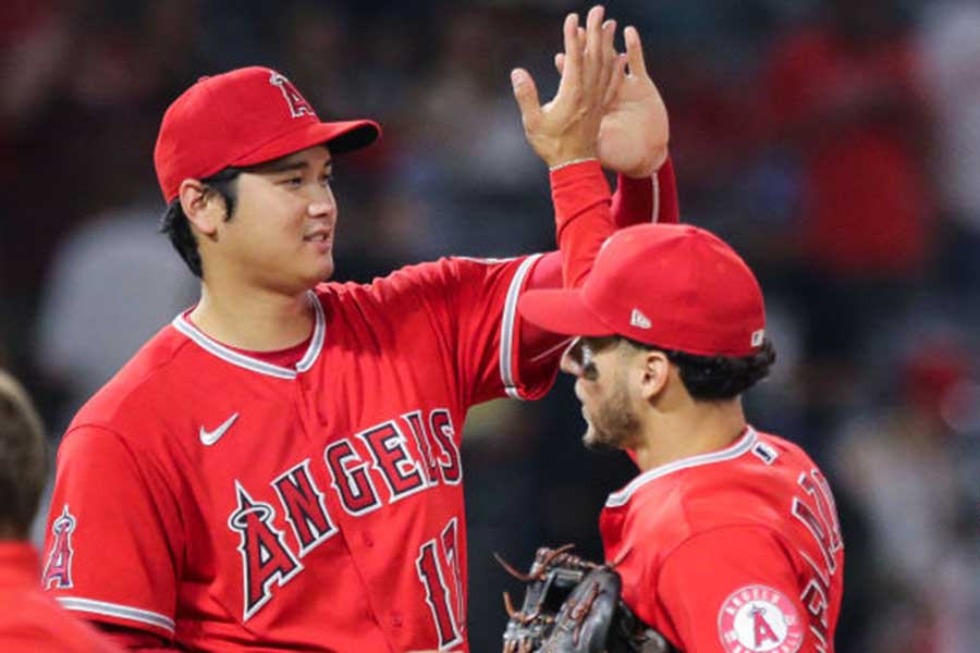 1試合2本塁打の活躍を見せたエンゼルス・大谷翔平【写真：Getty Images】