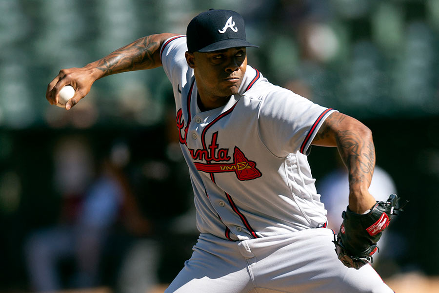 ブレーブスのライセル・イグレシアス【写真:ロイター】