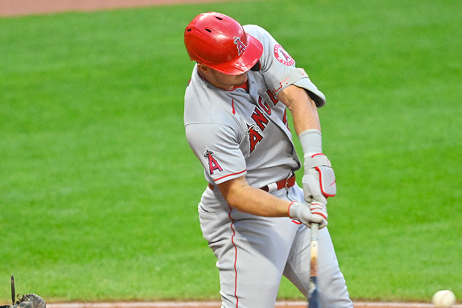 トラウトが7試合連発 35号2ランでMLB記録にあと1、大谷翔平突き放す 