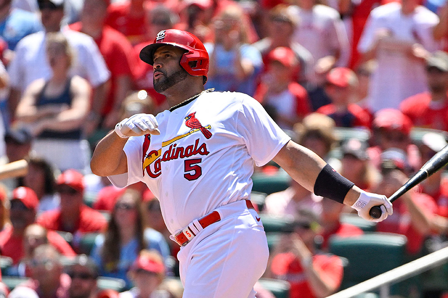 カージナルス時代のアルバート・プホルス氏【写真:ロイター】
