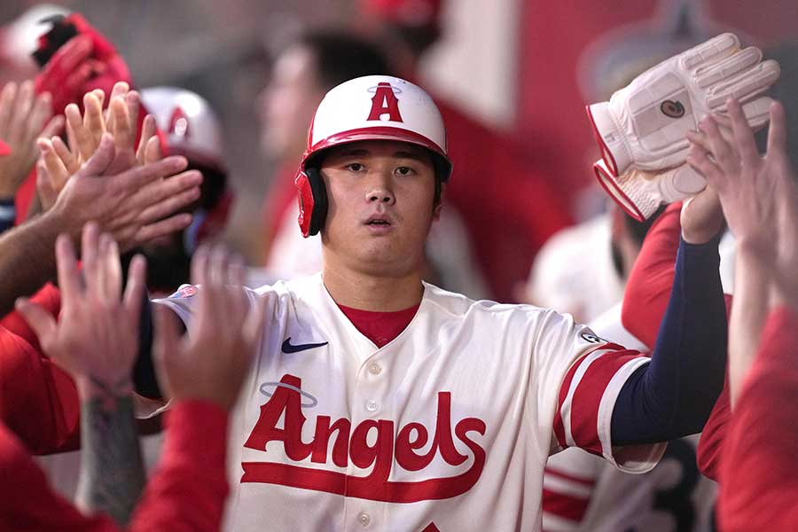 「3番・DH」で先発したエンゼルス・大谷翔平【写真：ロイター】