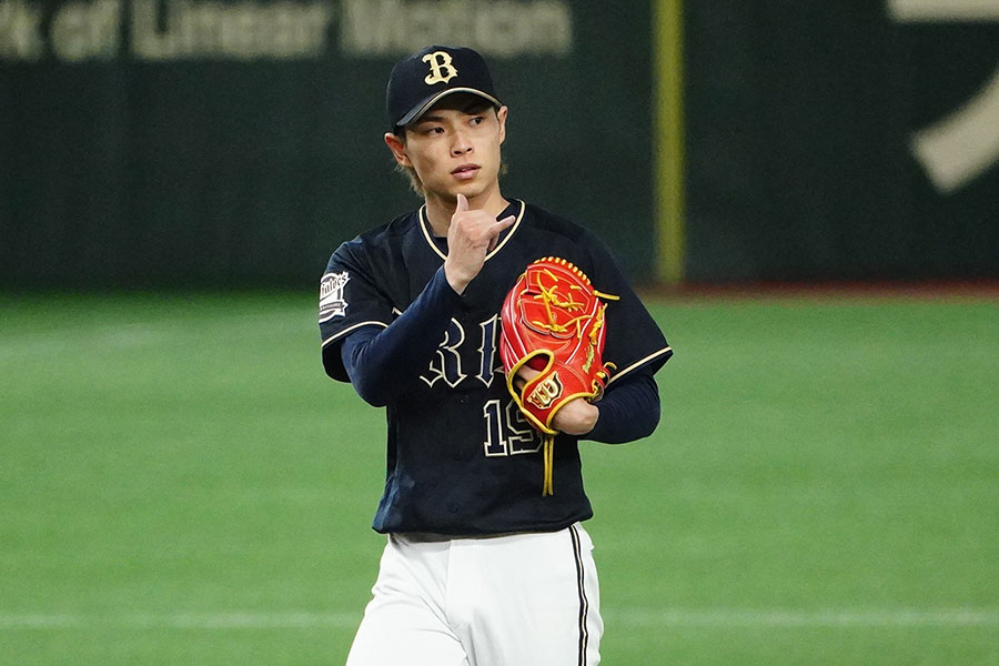 オリックス・山岡泰輔【写真：荒川祐史】