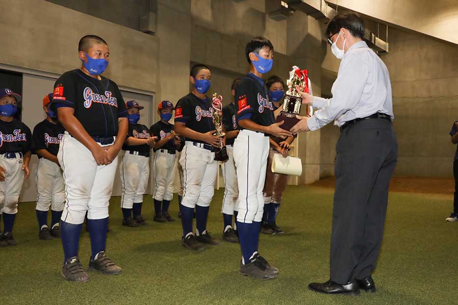 今夏の「マクドナルド・トーナメント」で3位になった埼玉・熊谷グリーンタウン【写真：加治屋友輝】