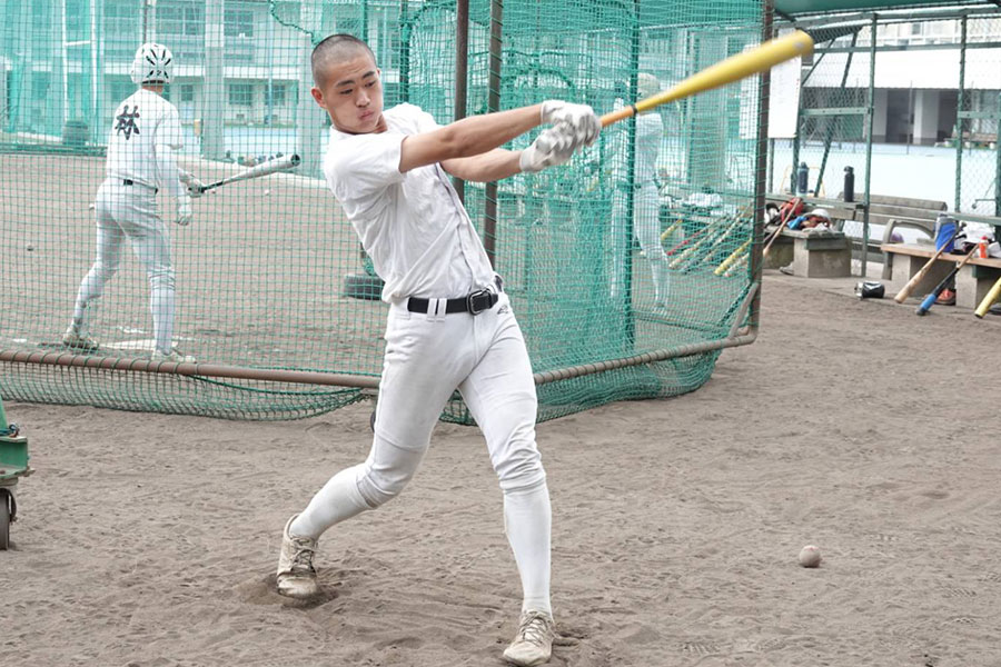 報徳学園・堀柊那【写真：橋本健吾】