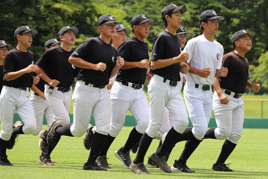 神奈川の中学硬式野球チーム「茅ヶ崎ブラックキャップス」【写真：チーム提供】