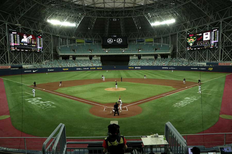MLBの「コリア・シリーズ」の会場となる予定だった高尺スカイドーム【写真：Getty Images】