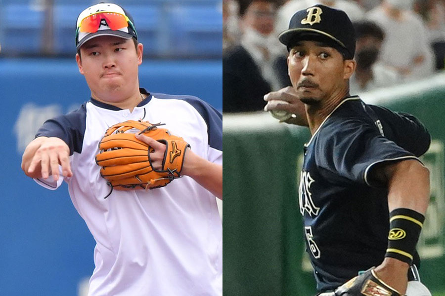 ヤクルト・村上宗隆（左）とオリックス・宗佑磨【写真：小林靖、荒川祐史】