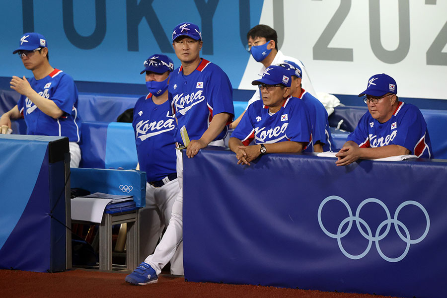 昨夏の東京五輪では4位に終わった韓国代表【写真：Getty Images】