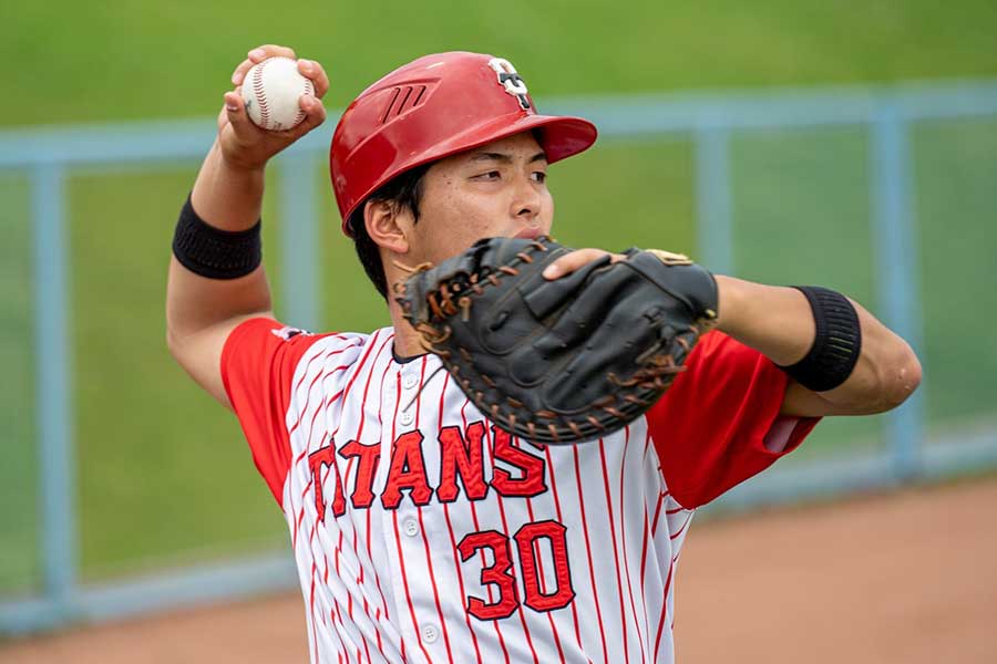 九産大時代はリーグ戦わずか3試合出場だった【写真：本人提供】