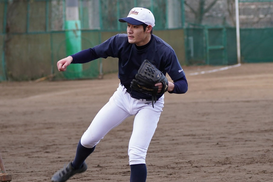 「甲子園夢プロジェクト」に参加した村田敦さん【写真：宮脇広久】