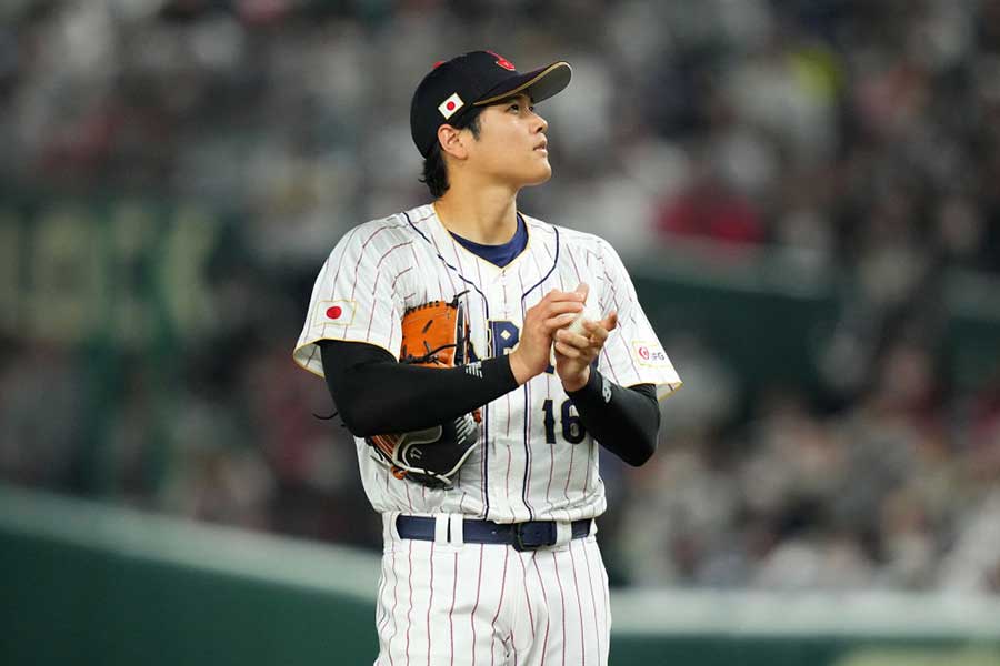 「3番・投手兼DH」で先発した侍ジャパン・大谷翔平【写真：Getty Images】
