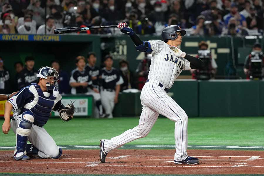 「3番・投手」で先発した侍ジャパン・大谷翔平【写真：Getty Images】