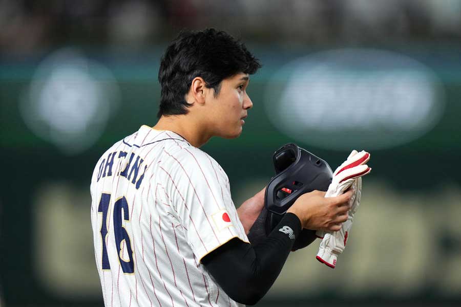 「3番・DH」で先発した侍ジャパン・大谷翔平【写真：Getty Images】