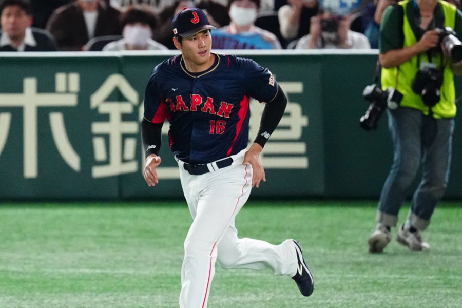 侍ジャパンの一員として世界一に貢献した大谷翔平【写真：荒川祐史】