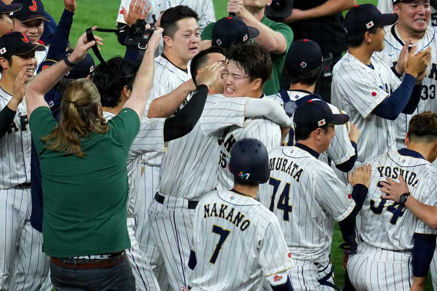 劇的なサヨナラ打を放った侍ジャパン・村上宗隆【写真：Getty Images】