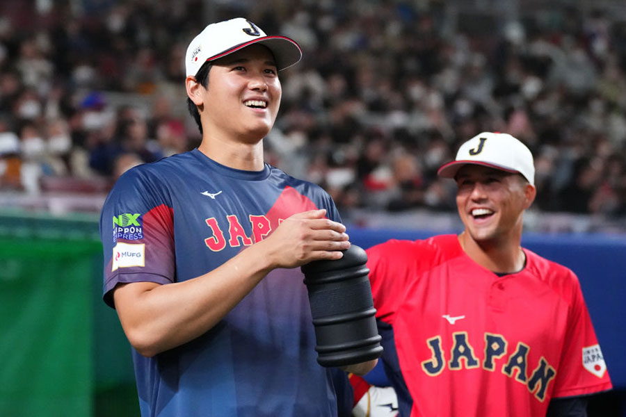 侍ジャパンとして活躍した大谷翔平（左）とラーズ・ヌートバー【写真：Getty Images】