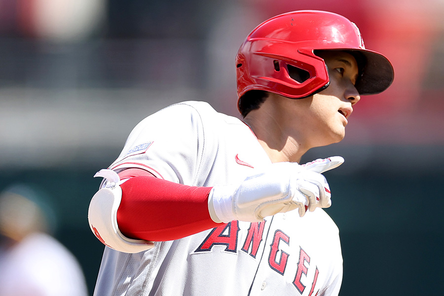 1号ソロを放ったエンゼルス・大谷翔平【写真：Getty Images】