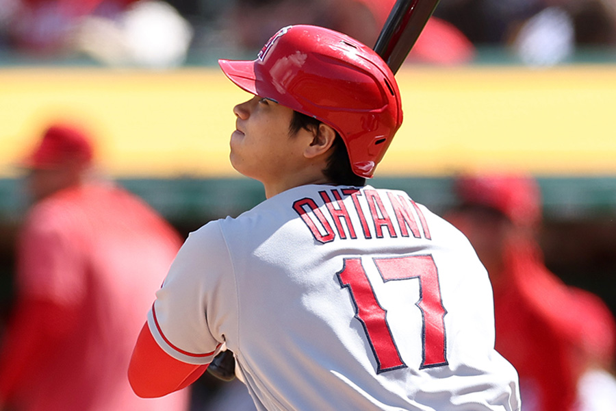 1号ソロを放ったエンゼルス・大谷翔平【写真：Getty Images】