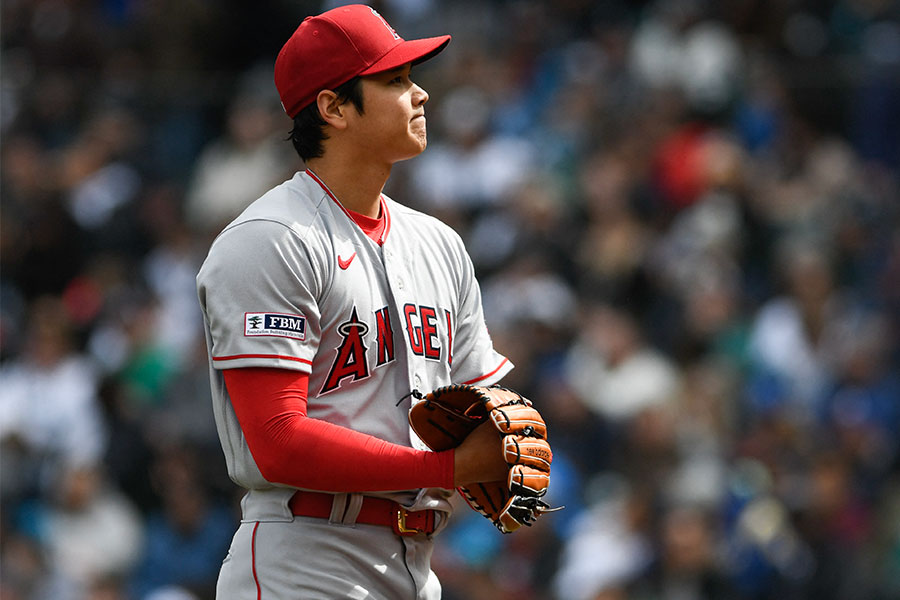 マリナーズ戦に先発したエンゼルス・大谷翔平【写真：ロイター】