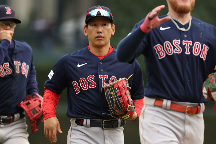 タイガース戦に出場したレッドソックス・吉田正尚【写真：Getty Images】