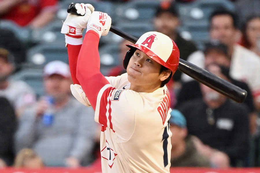 ナショナルズ戦に出場したエンゼルス・大谷翔平【写真：Getty Images】