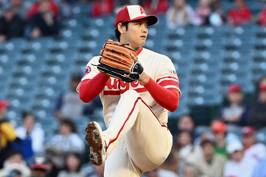 ナショナルズ戦に先発したエンゼルス・大谷翔平【写真：Getty Images】