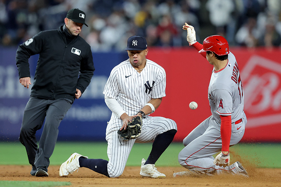 今季初盗塁をマークしたエンゼルス・大谷翔平【写真：ロイター】