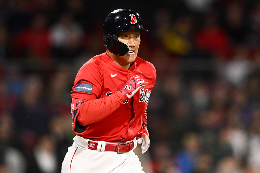 ツインズ戦に出場したレッドソックス・吉田正尚【写真：Getty Images】