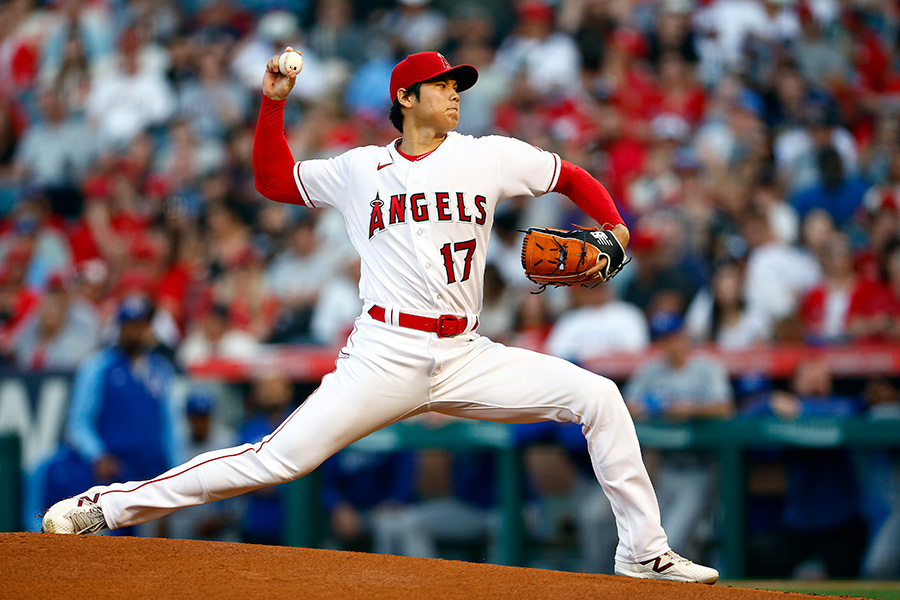 ロイヤルズ戦に先発したエンゼルス・大谷翔平【写真：Getty Images】