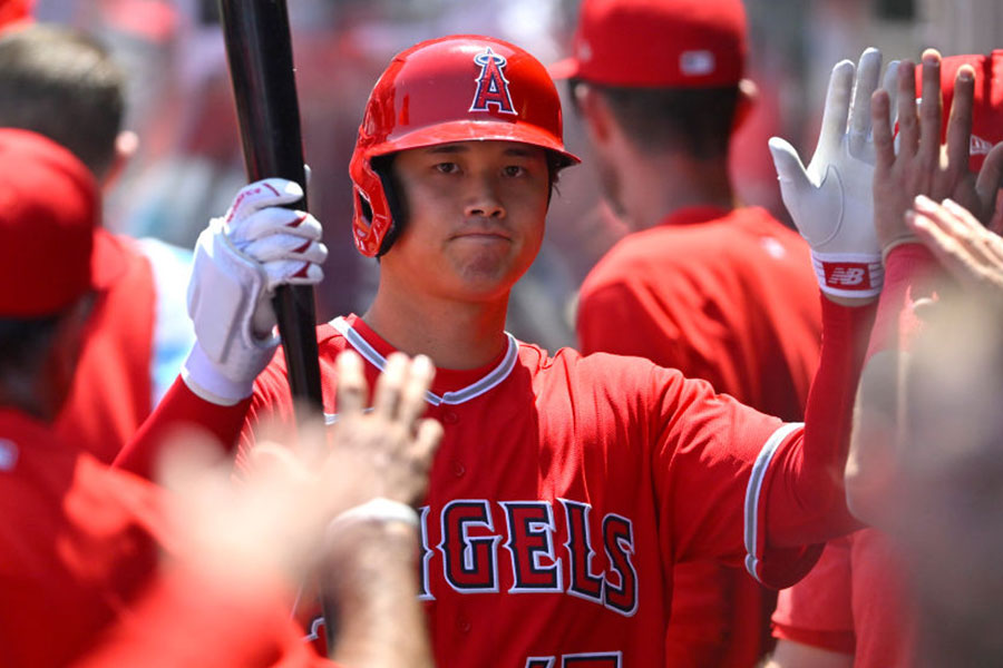 ロイヤルズ戦に出場したエンゼルス・大谷翔平【写真：Getty Images】