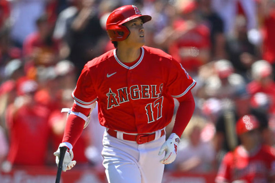 5号ソロを放ったエンゼルス・大谷翔平【写真：Getty Images】