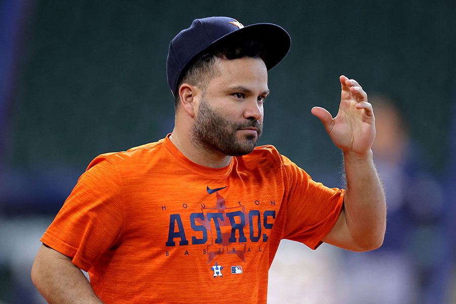 アストロズのホセ・アルトゥーベ【写真:ロイター】