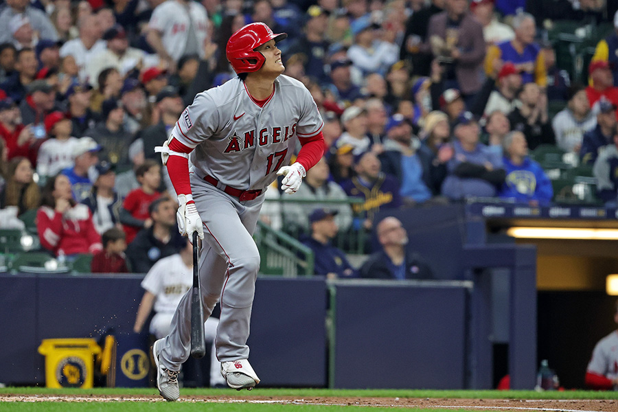 7号ソロを放ったエンゼルス・大谷翔平【写真：Getty Images】