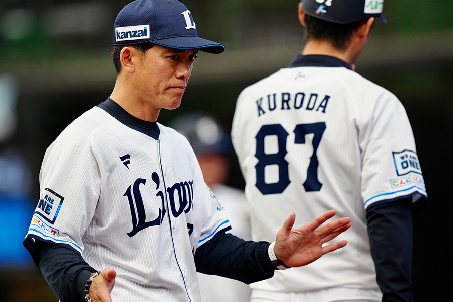 西武・松井稼頭央監督【写真：矢口亨】