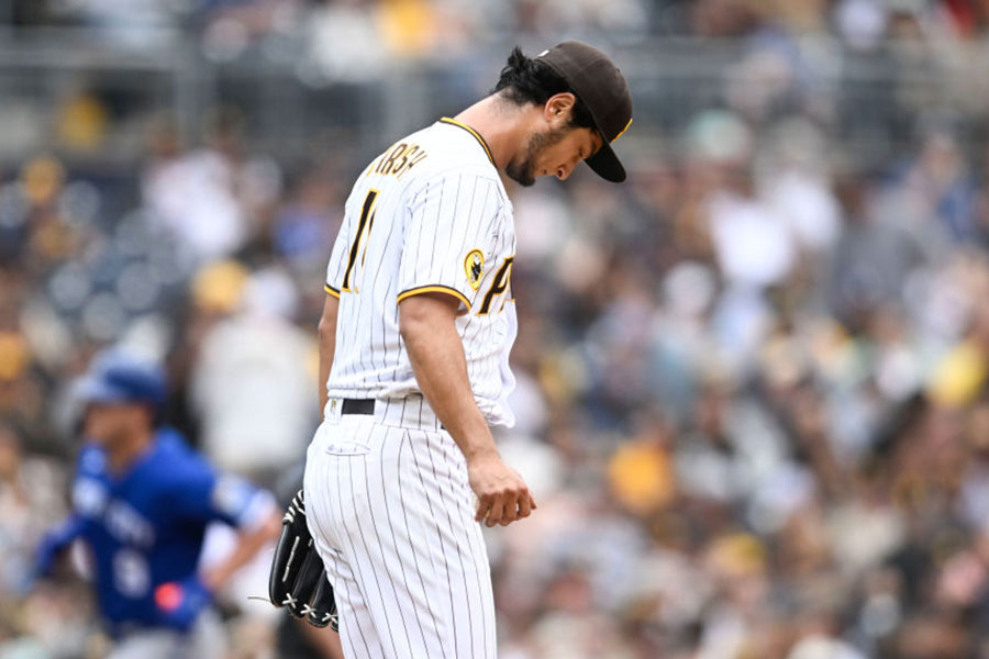 ロイヤルズ戦に先発したパドレス・ダルビッシュ有【写真：Getty Images】