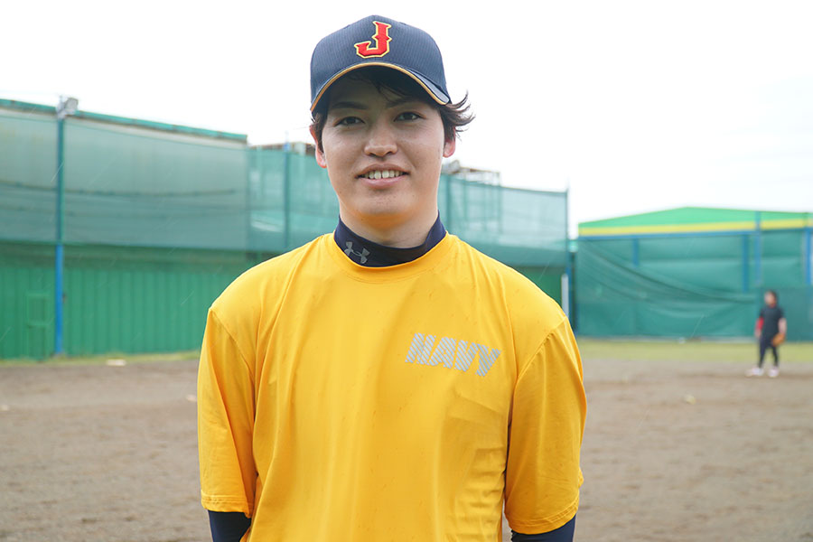 日本代表に初選出され、9月の第5回世界身体障害者野球大会に出場する土屋来夢さん【写真：編集部】